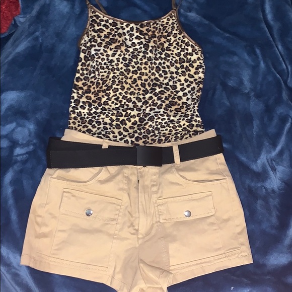 cargo shorts + buckle belt - Picture 2 of 4